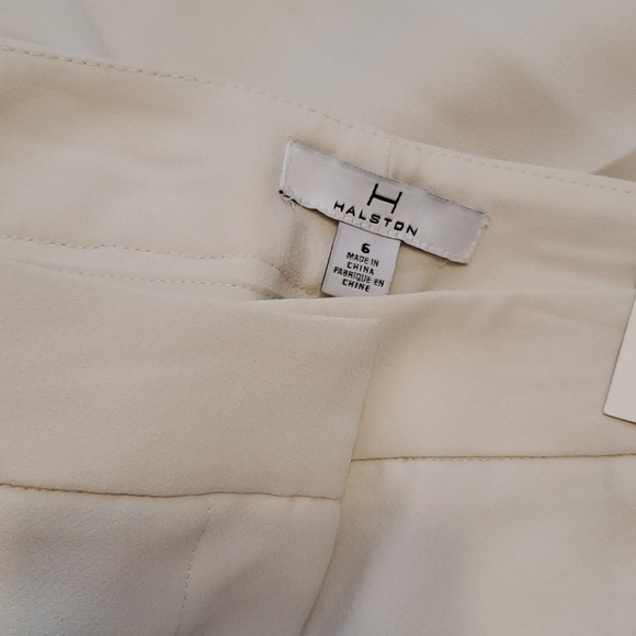 NWT Halston straight leg bone trouser pants - Picture 5 of 12
